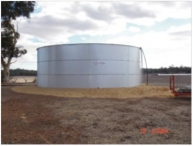 domestic steel water tank