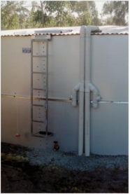 water tank ladder
