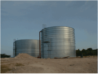Mining steel water tanks Perth