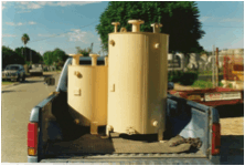 Oil and fuel tank