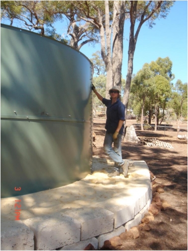 water tank sandpad